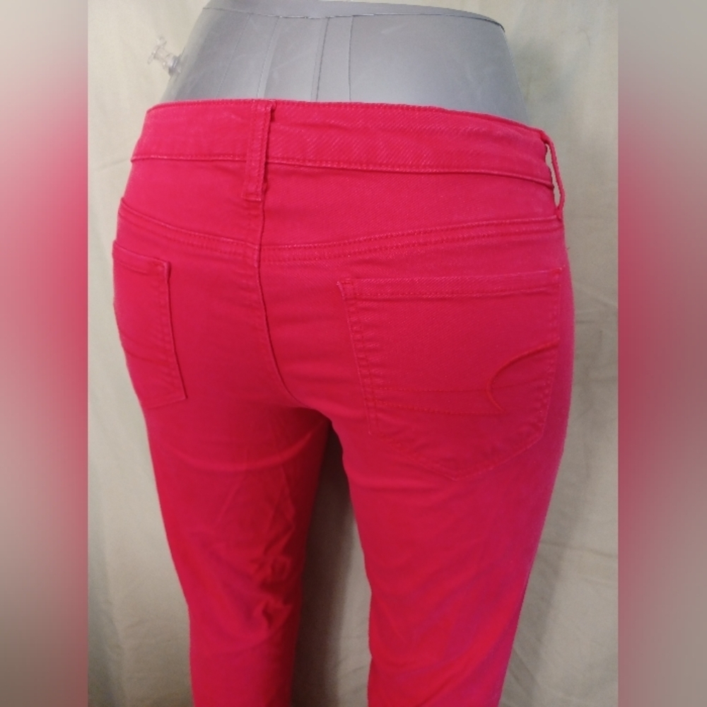 American Eagle Outfitters Bold Red Jegging Pants - Picture 7 of 10